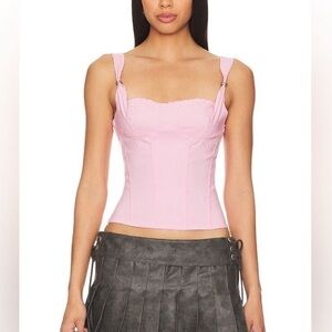 I.AM.GIA idez Pink corset top